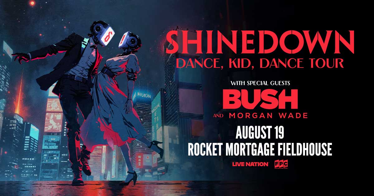 Static social facebookpr 1200x630 shinedown 2025 regional rocketmortgagefieldhouse 0819